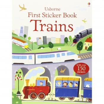 Livro First Sticker Book Trains