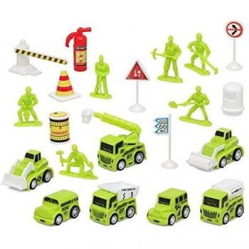 Set de Vehículos de Obras Públicas Amarillo 111148