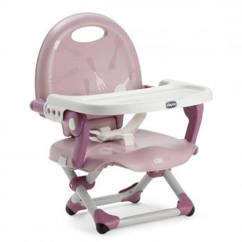 Chicco Pocket Snack - Elevador regulable en 3 alturas, 2 kg, color rosa