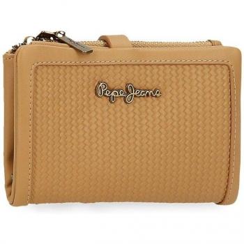 Cartera con monedero extraíble Pepe Jeans Lena marrón