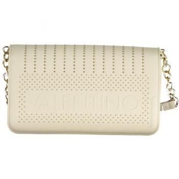 Valentino by Mario Valentino White Polyethylene Shoulder Bag with Adjustable Chain, Cross Body Bags, ONE SIZE