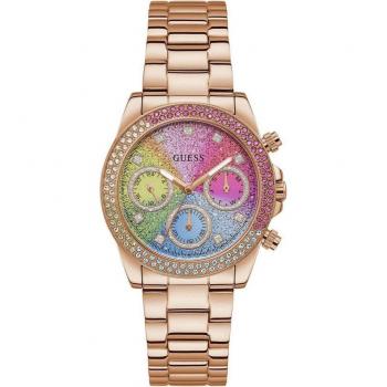 Guess Rosegold Stainless Steel Women's Watch Sol, Multicolor, Size: ONE SIZE