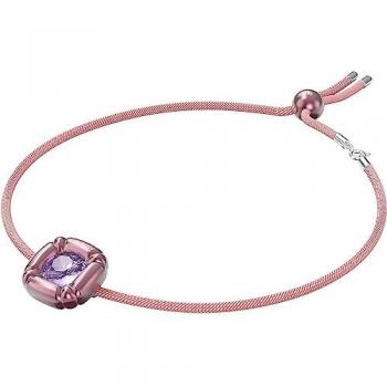 Collar Swarovski Dulcis para mujer, corte cojín, color rosa