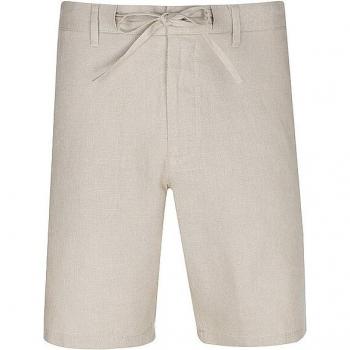 Gant Men's Relaxed Linen Shorts in Dry Sand - Beige - Size Large