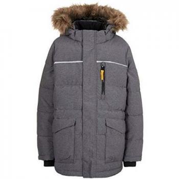 NAME IT Manson - Chaqueta de Invierno para niño Gris Oscuro 128