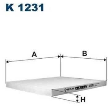 Filtron K1231 Sistema de Calefacción
