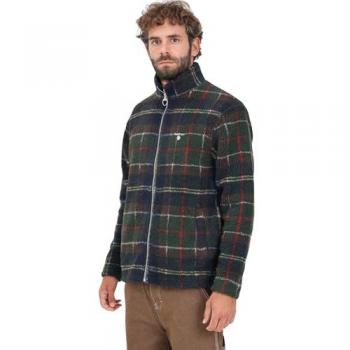 Barbour Tartan Fleece Zip Through Sweater - Classic Tartan - Size M - Male