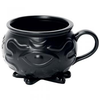 Witch Cauldron Mug en caja de regalo de Rogue + Wolf Regalos de Harry Potter Taza de novela de porcelana 3D Taza de té de Halloween Wiccan Wiccan Supplies 14 oz 400ml