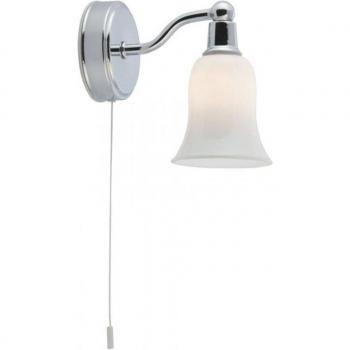 Aplique de baño Belvue Acero Cromado 1 bombilla 14cm IP44 G9
