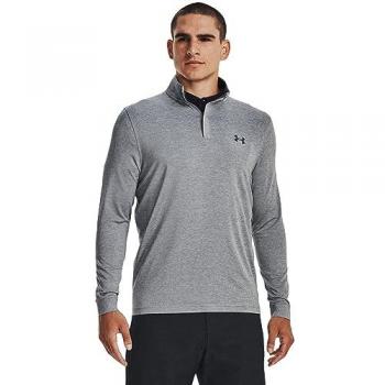 Under Armour 2023 Men's Playoff 1/4 Zip Top - Steel/Mod Gray - Size: XXL