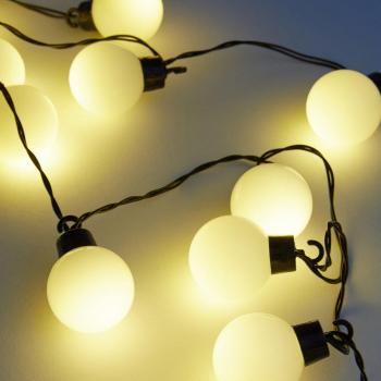 Guirnalda decorativa con 20 luces LED estilo Little Bulb - El Corte Inglés