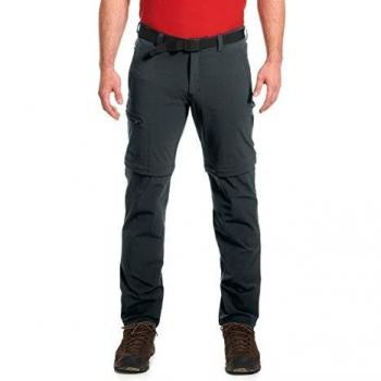 Maier Sports Tajo Men's Zip-Off Hiking Pants - Graphite, Regular Fit, 4 Pockets