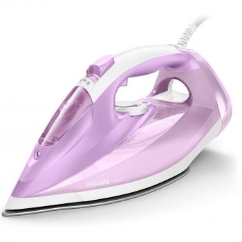 Plancha a vapor Philips Azur GC4533/30, 2400W, limpieza fácil de cal y suela SteamGlide