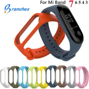 Correa de silicona para reloj inteligente Xiaomi Mi Band 3/4/5/6/7