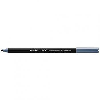 edding 1300 rotulador de color de trazo medio - gris azulado - 1 rotulador - punta redondeada 2 mm - rotulador para dibujar y escribir - rotulador para el colegio, mandalas, Bullet Journals