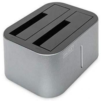 Digitus Estación de Acoplamiento Doble para Discos Duros SATA de 2.5/3.5 con Conexión USB 3.0