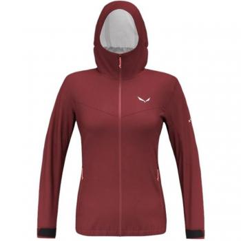 Salewa Chaqueta Puez Aqua 4 Powertex 2.5L roja mujer - S