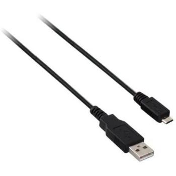 Cable USB 2.0 A a Micro USB B V7 de 1m Negro Macho a Macho