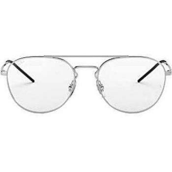Ray-Ban 0rx 6414 2501 53 Monturas de Gafas, Silver, Unisex