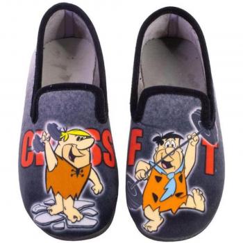 Zapatillas de casa cerrada de hombre negro CARMELO RODRIGUEZ 502 PICAPIEDRA