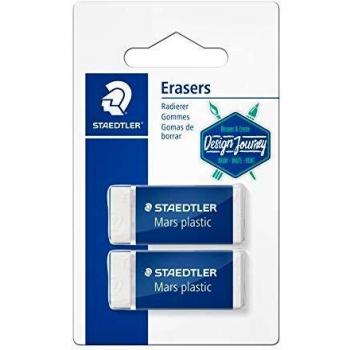 STAEDTLER-52653BK2-CST Goma de borrar, Multicolor,