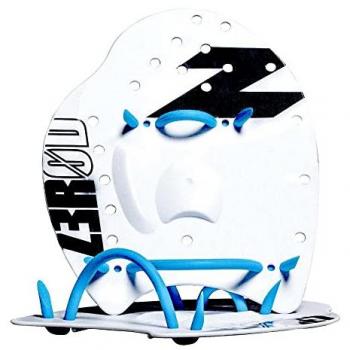Zerod Large Swim Hand Paddles - White/Blue