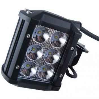 Prueba THG 2x 18W 6x3w CREE LED trabaja ATV 4X4 Off Road Luz de trabajo Lš¢mpara IP68 Agua Para 4x4 Off Road SUV del coche camiš®n de remolque del tractor ATV UTV RV