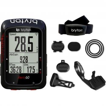 Bryton Aero 60T, Computer GPS Unisex – Adulto, Negro, M