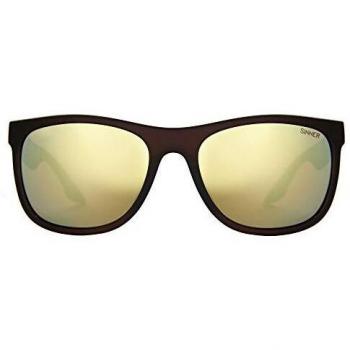 Sinner Rockford Matte Brown Yellow Oil Polycarbonate Lens Sunglasses