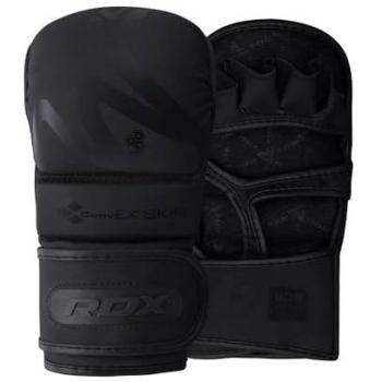 RDX Guantes de Sparring y Grappling para MMA T15 Noir, tamaño XL, color negro puro, unisex-adulto