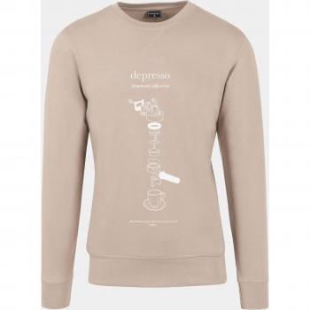 Mister Tee Upscale Depresso Darksand Crewneck Sweatshirt for Men