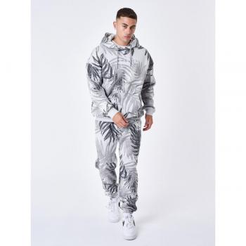 Project X Paris Multicolor Palm Leaf Hoodie for Men