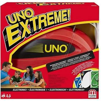 Mattel Games Uno Extreme Card Game with Electronic Launcher