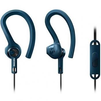 Philips SHQ1405BL/00 - Auriculares deportivos con micrófono