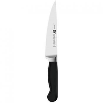 Zwilling Pure - Cuchillo Carne con Hoja forjada de una única Pieza Sigmaforge, Hoja endurecida al frío Friodur, 160 milímetros, Acero Inoxidable