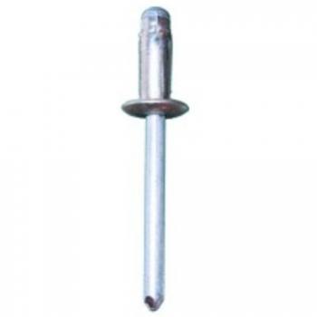 Remache ROMIX ROM 41269Z - Remache de acero, diámetro de 4.2 mm, longitud de 6.9 mm, acabado galvanizado, resistente a la corrosión, ideal para aplicaciones en metal y construcción