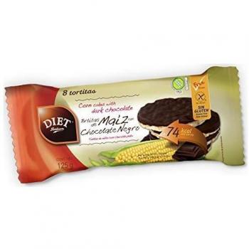 DIET-RADISSON Tortitas De Maiz y Chocolate Negro Diet-Radisson 200 g
