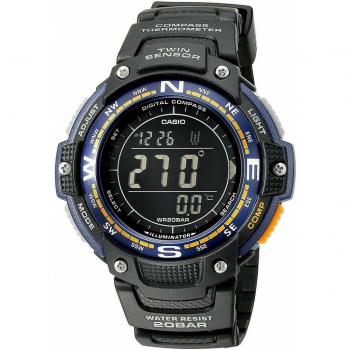 Reloj Casio SGW-100-2BCF para Hombre, Color Negro, Diámetro de 48 mm