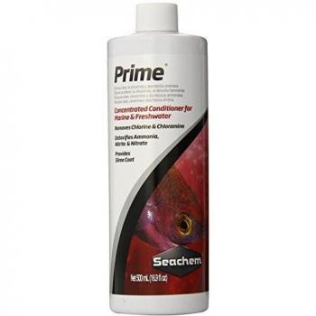 Seachem Prime - Bioacondicionador para Agua Dulce y Marina, 500 ml