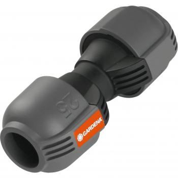 Conector Gardena 25 mm para sistemas de riego y aspersores