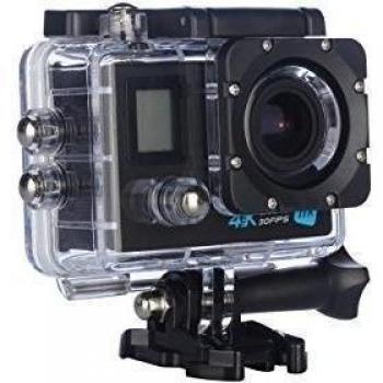 NK Tunnel Cámara Deportiva subacuática 4K Ultra HD, 16MP, WiFi - HDMI, Carcasa Impermeable, 170º Gran Angular, Sensor Ultra-Avanzado Toshiba, 900mAh