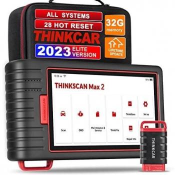 thinkcar Escáner de diagnóstico Thinkscan MAX 2, OBD2 Herramienta de Diagnóstico automotriz de Sistema