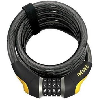 Onguard Onguard cm - Cierre de cable para bicicletas, color negro, talla 18.5x1.5 cm