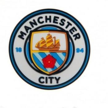 Imán 3D para nevera del Manchester City FC, color azul cielo, tamaño único