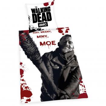 Herding The Walking Dead de Cama, Funda de Almohada de 80 x 80 cm, Funda nórdica de 135 x 200 cm, Reversible, con Cremallera de Calidad.
