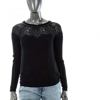 Guess LS RN Greta Sweater Jersey, Negro