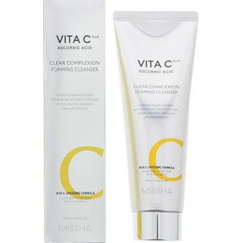 Missha Vita C Plus Clear Complexion Foaming Cleanser 120ml