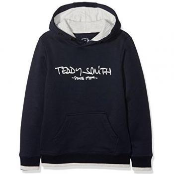 Teddy Smith Siclass Hoody Jr Sudadera con Capucha, Azul