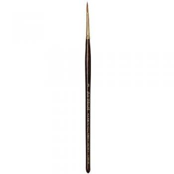 DA VINCI Watercolor Series 1526Y - Pincel para Pintura, diseño de Harbin Kolinsky con Mango Negro, Negro