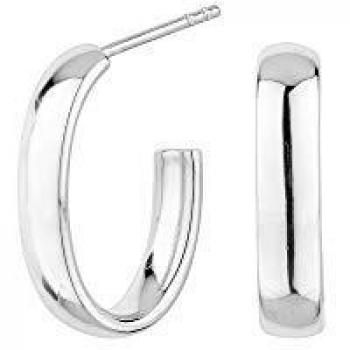 Pendientes Aro forma oval ITEMPORALITY SEA-100-152-01 Mujer plata